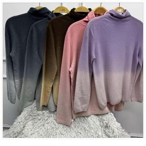 Gradient Turtleneck Sweater Collection